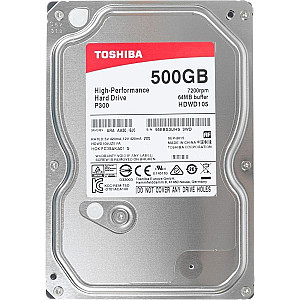 Накопичувач HDD SATA  500GB Toshiba P300 7200rpm 64MB (HDWD105UZSVA)