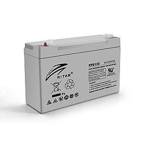 Акумуляторна батарея Ritar 6V 12AH Gray Case (RT6120A/02969) AGM