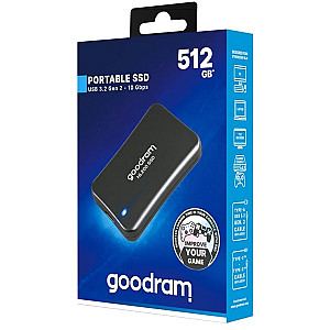 Накопичувач зовнішній SSD 2.5" USB 512GB GOODRAM HL200 (SSDPR-HL200-512)