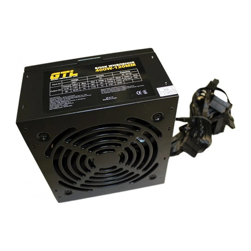 Блок живлення GTL (GTL-400-120) 400W 120mm