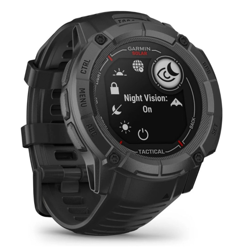 Смарт-годинник Garmin Instinct 2X Solar Tactical Black (010-02805-74)