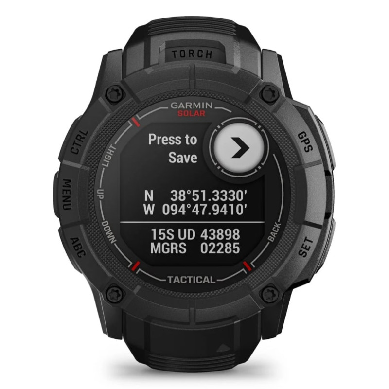 Смарт-годинник Garmin Instinct 2X Solar Tactical Black (010-02805-74)
