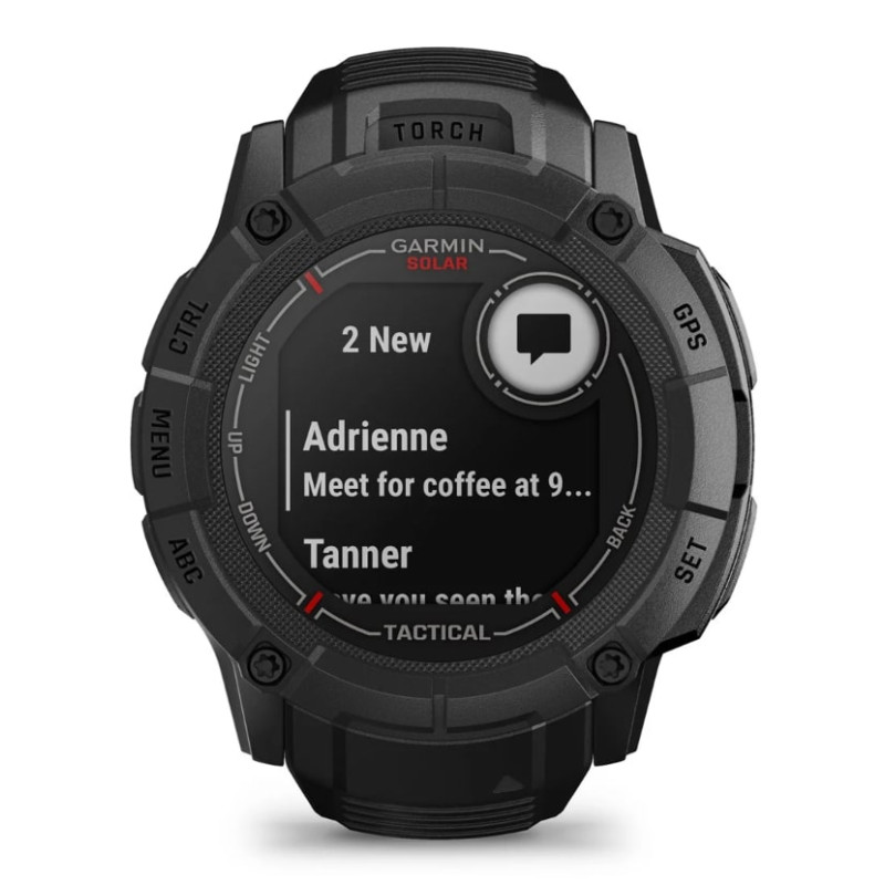 Смарт-годинник Garmin Instinct 2X Solar Tactical Black (010-02805-74)