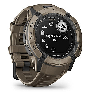 Смарт-годинник Garmin Instinct 2X Solar Tactical Coyote Tan (010-02805-64)