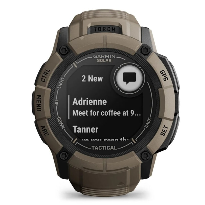 Смарт-годинник Garmin Instinct 2X Solar Tactical Coyote Tan (010-02805-64)