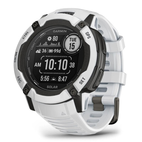 Смарт-годинник Garmin Instinct 2X Solar Whitestone (010-02805-44)