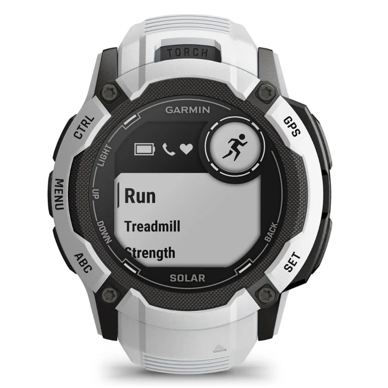 Смарт-годинник Garmin Instinct 2X Solar Whitestone (010-02805-44)