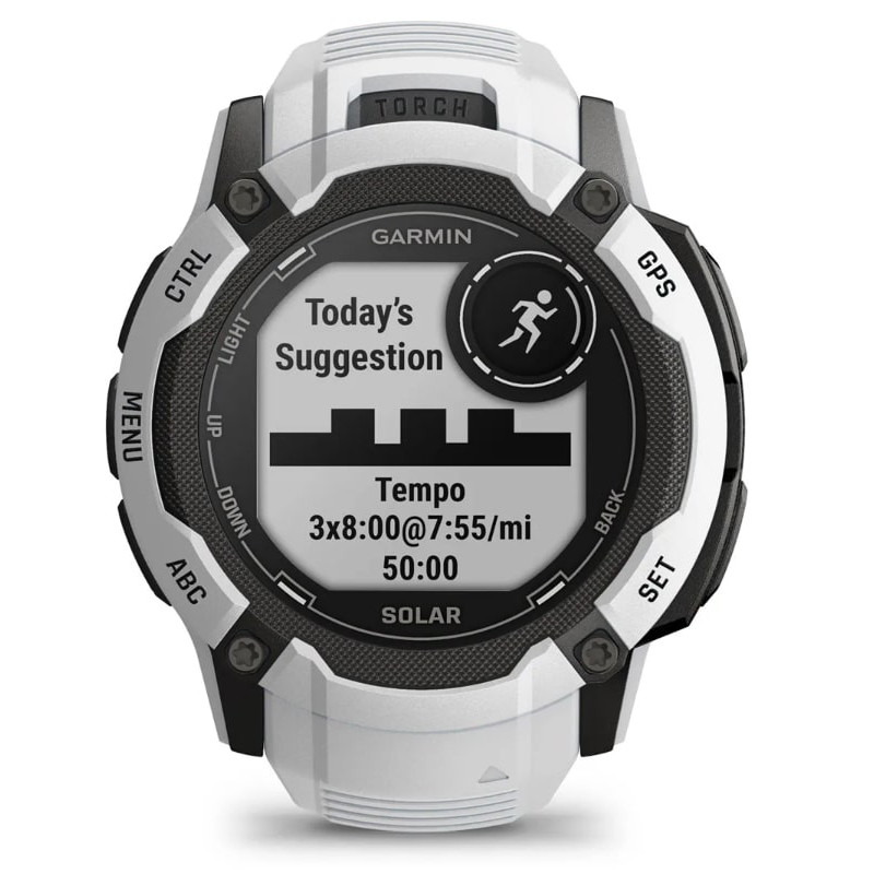 Смарт-годинник Garmin Instinct 2X Solar Whitestone (010-02805-44)
