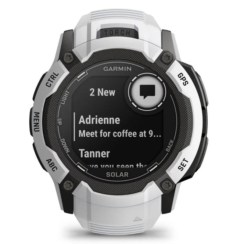 Смарт-годинник Garmin Instinct 2X Solar Whitestone (010-02805-44)