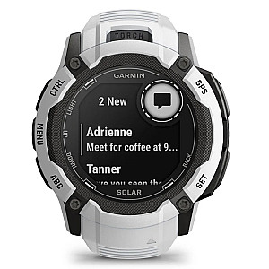 Смарт-годинник Garmin Instinct 2X Solar Whitestone (010-02805-44)