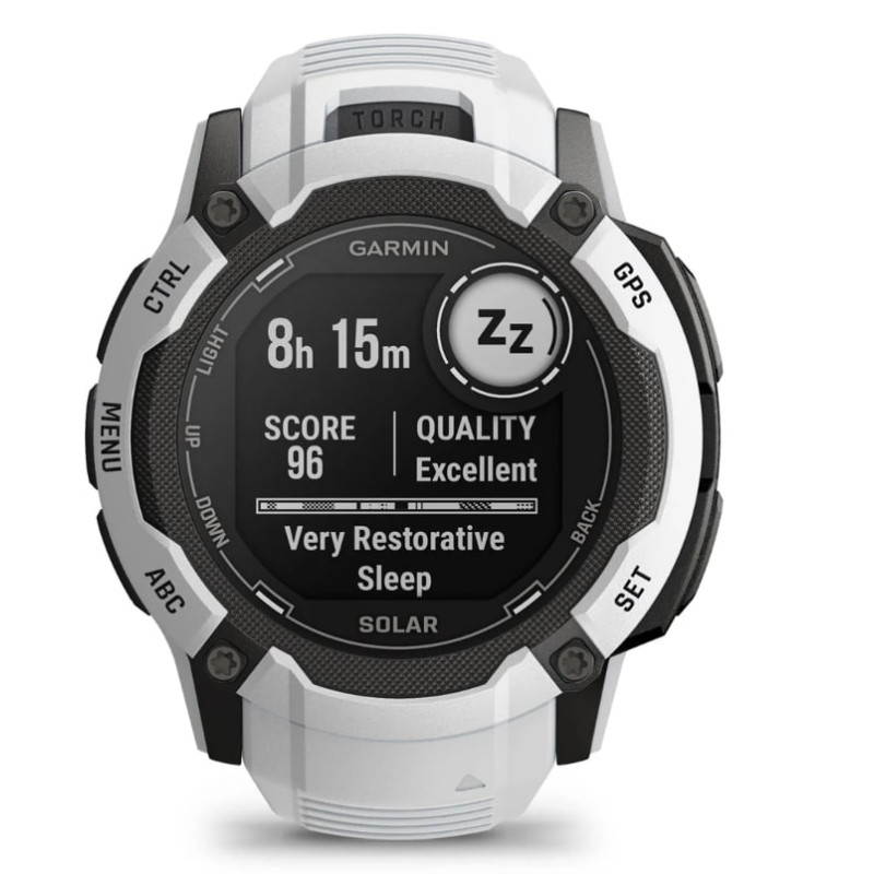 Смарт-годинник Garmin Instinct 2X Solar Whitestone (010-02805-44)