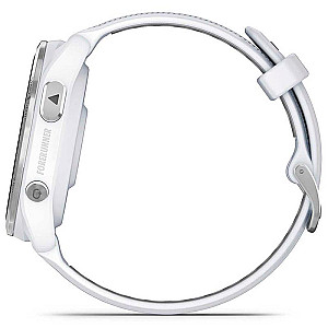 Смарт-годинник Garmin Forerunner 965 Titanium Bezel with Whitestone Case and Whitestone/Powder Gray Silicone Band (010-02809-81)