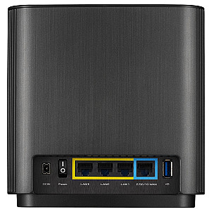 Wi-Fi Mesh система Asus ZenWiFi XT8 V2 Black 2pk (90IG0590-MO3A60)