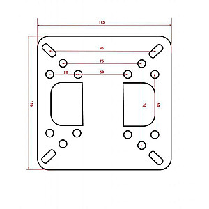 Кронштейн КВАДО К-20 (VESA100х100)