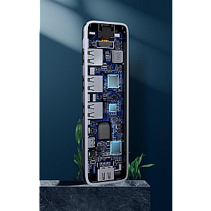 Концентратор USB Type-C Ugreen CM285 3xUSB 3.0 + HDMI, Gray (70408)