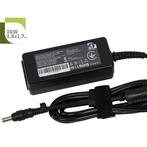 Блок живлення 1StCharger для ноутбука Asus 12V 36W 3A 4.8х1.7мм + каб.живл. (AC1STAS36WD2)