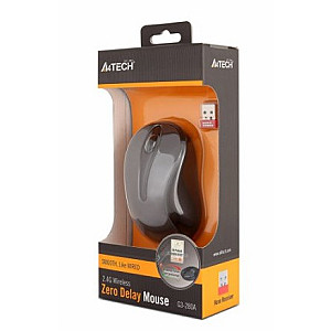 Миша бездротова A4Tech G3-280A Grey USB