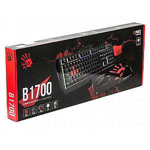 Комплект (клавіатура, мишка) A4Tech B1700 Bloody Black
