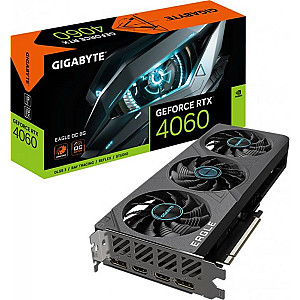 Відеокарта GF RTX 4060 8GB GDDR6 Eagle OC Gigabyte (GV-N4060EAGLE OC-8GD)