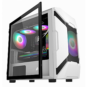 Корпус 1stPlayer D3-A-F2P-W-F2-W-WH White без БЖ