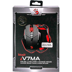 Мишка A4Tech V7MA Bloody Black Holeless