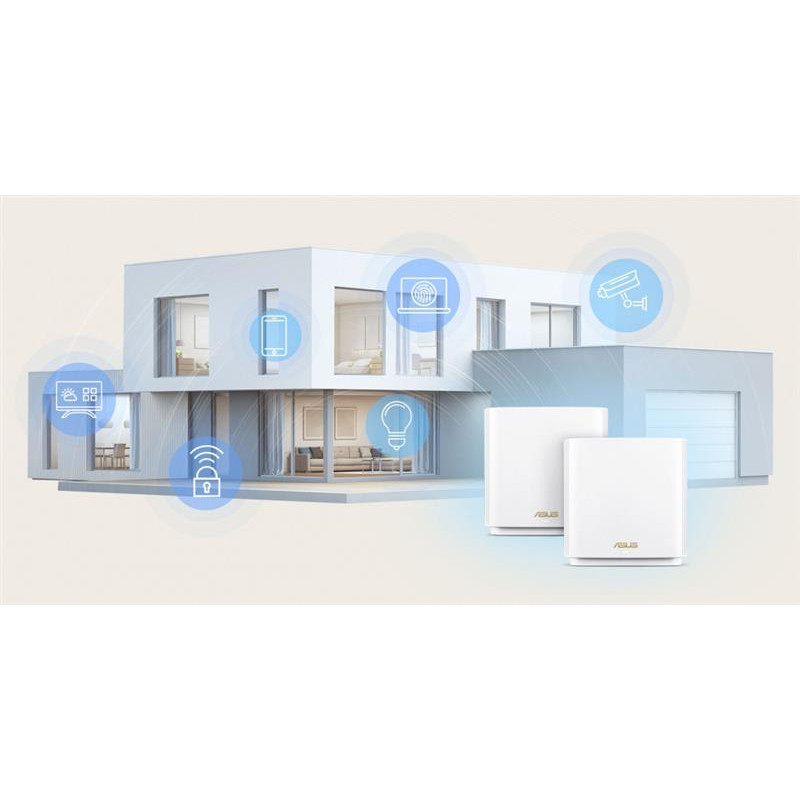 Wi-Fi Mesh система Asus ZenWiFi XT9 Black 2pk (90IG0740-MO3B30) 