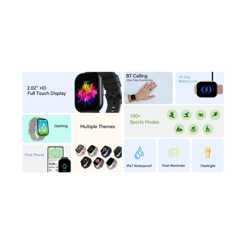 Смарт-годинник iMiLab iMiki SE1 Black