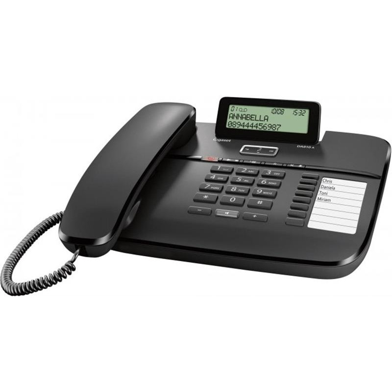 Провiдний телефон Gigaset DA810A Black (S30350-S214-N101)