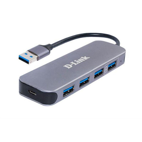 Концентратор USB3.0 D-Link DUB-1340/D1A Black 4хUSB3.0