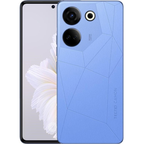 Смартфон Tecno Camon 20 Pro (CK7n) 8/256GB Dual Sim Serenity Blue (4895180799815)