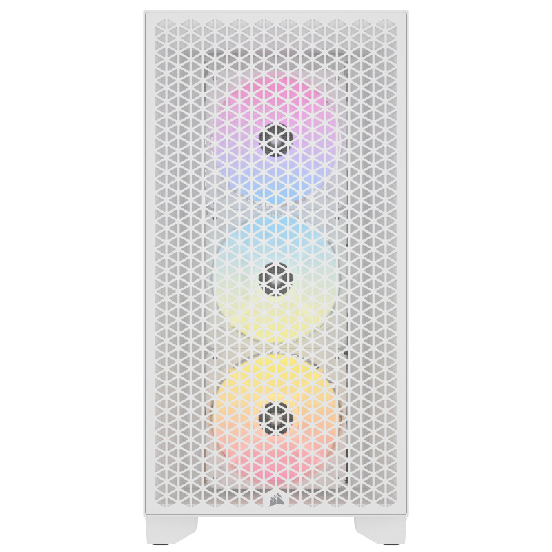 Корпус Corsair 3000D RGB Tempered Glass White (CC-9011256-WW) без БЖ