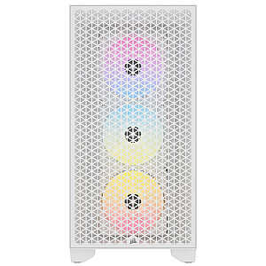 Корпус Corsair 3000D RGB Tempered Glass White (CC-9011256-WW) без БЖ