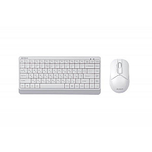 Комплект (клавіатура, мишка) бездротовий A4Tech FG1112S White USB