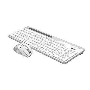 Комплект (клавіатура, мишка) бездротовий A4Tech FB2535C Icy White USB