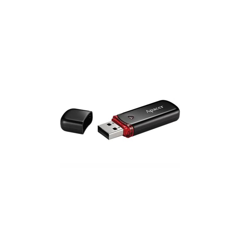 Флеш-накопичувач USB 64GB Apacer AH333 Black (AP64GAH333B-1)