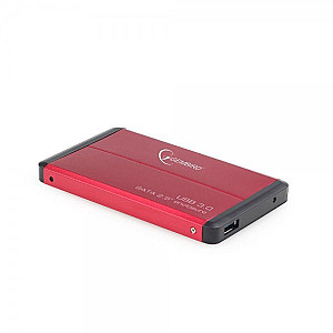 Зовнішня кишеня Gembird для підключення SATA HDD 2.5", USB 3.0, Red (EE2-U3S-2-R)