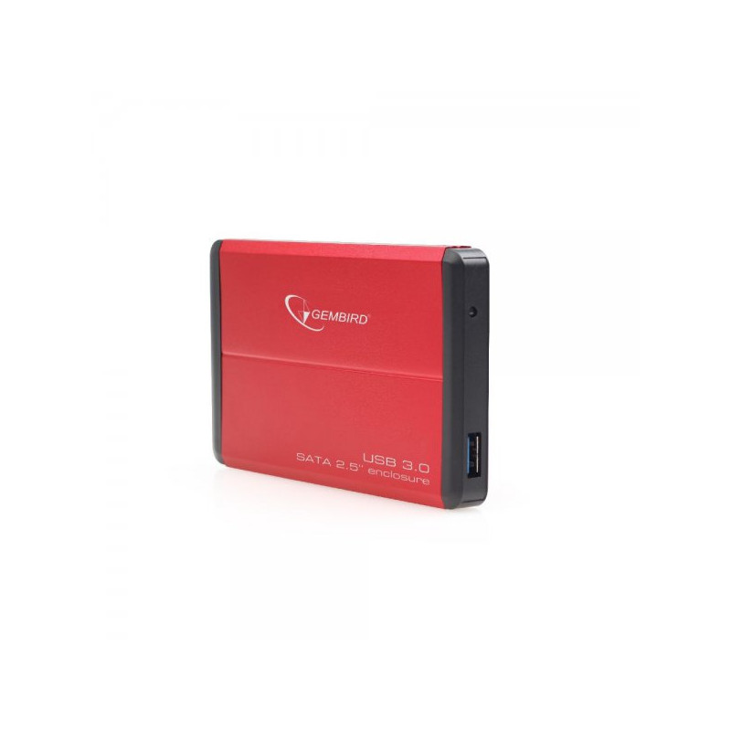 Зовнішня кишеня Gembird для підключення SATA HDD 2.5", USB 3.0, Red (EE2-U3S-2-R)