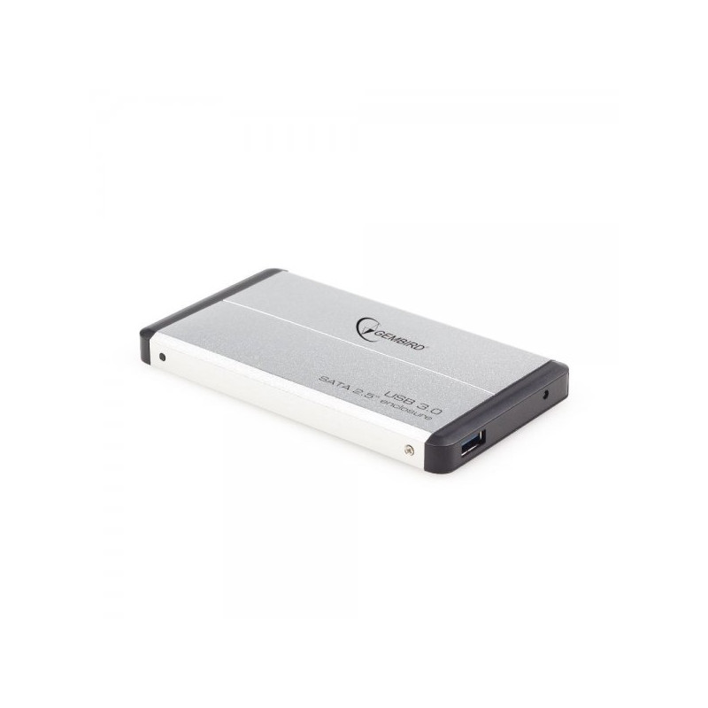Зовнішня кишеня Gembird для підключення SATA HDD 2.5", USB 3.0, Silver (EE2-U3S-2-S)