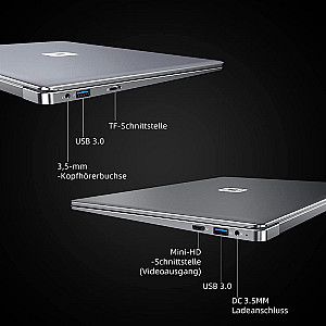 Ноутбук Jumper EZbook X3 (750918071301) FullHD Win11 Grey