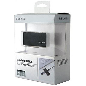 Концентратор USB2.0 Belkin Mobile Hub Black (F5U701cwBLK) 7хUSB2.0 + бж
