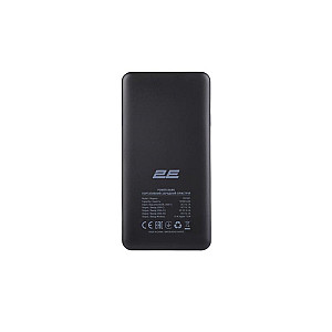 Універсальна мобільна батарея 2E 10000mAh Black (2E-PB1001-BLACK)