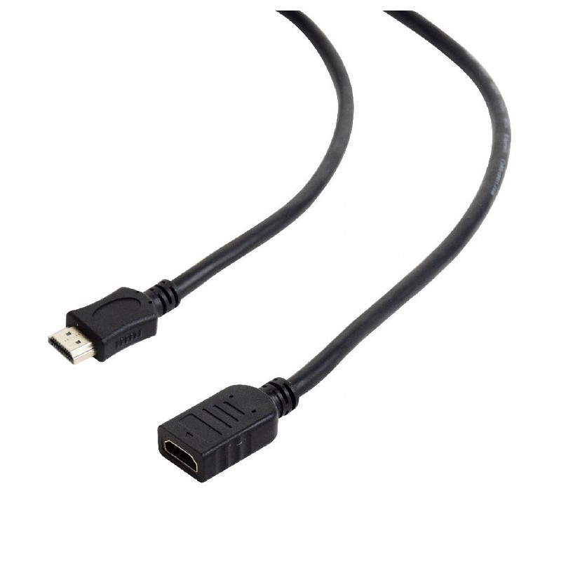 Кабель Cablexpert HDMI - HDMI (M/F), подовжувач, 1.8 м, чорний (CC-HDMI4X-6) пакет
