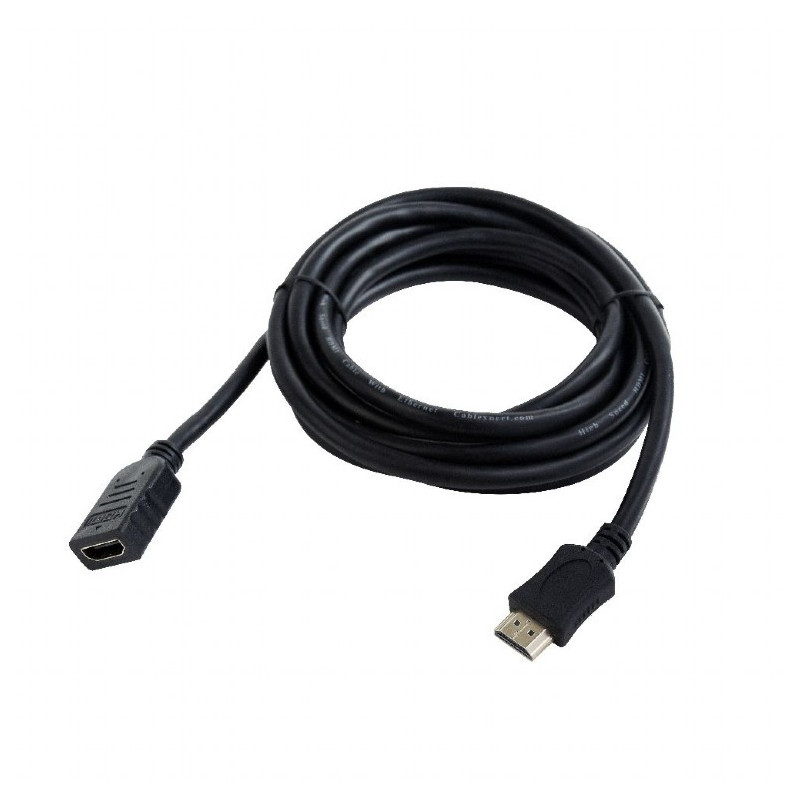 Кабель Cablexpert HDMI - HDMI (M/F), подовжувач, 1.8 м, чорний (CC-HDMI4X-6) пакет