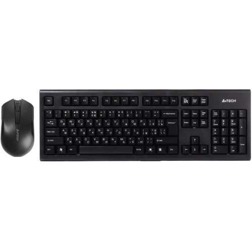 Комплект (клавіатура, миша) бездротовий A4Tech 3000N Black USB
