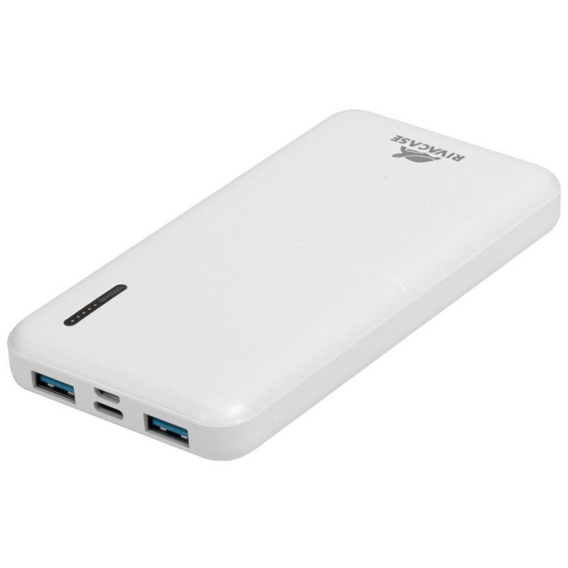 Універсальна мобільна батарея Rivacase Rivapower 10000mAh White (VA2532)