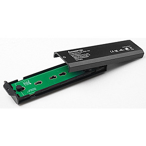Корпус Type-C для M.2 PCIe NVMe/SATA SSD Chieftec CEB-M2C-TLE