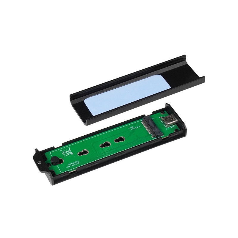 Корпус Type-C для M.2 PCIe NVMe/SATA SSD Chieftec CEB-M2C-TLE