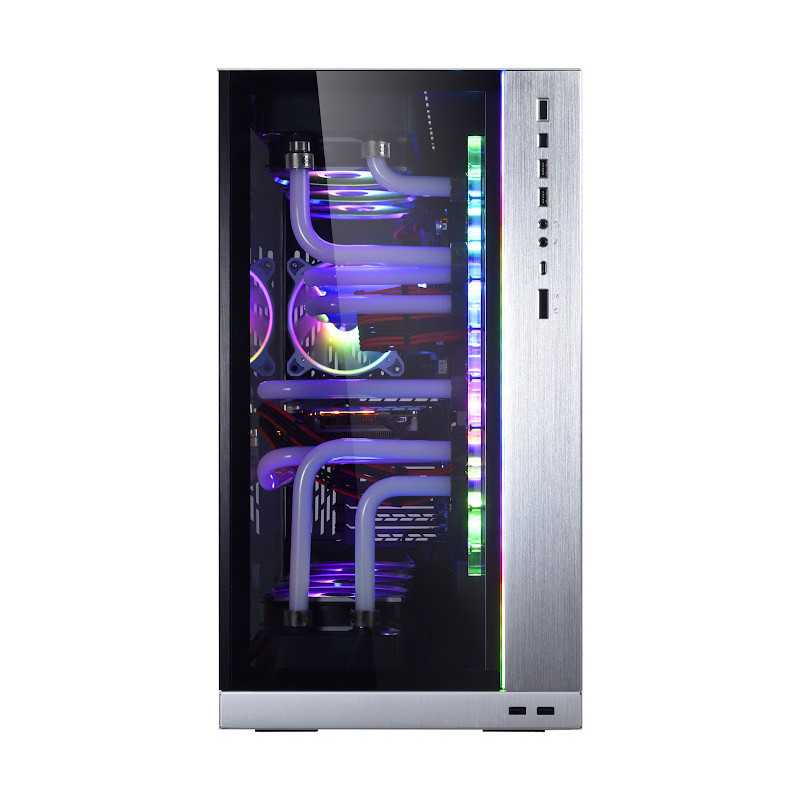 Корпус Lian Li O11 Dynamic XL (ROG) Silver (G99.O11DXL-A.00) без БЖ