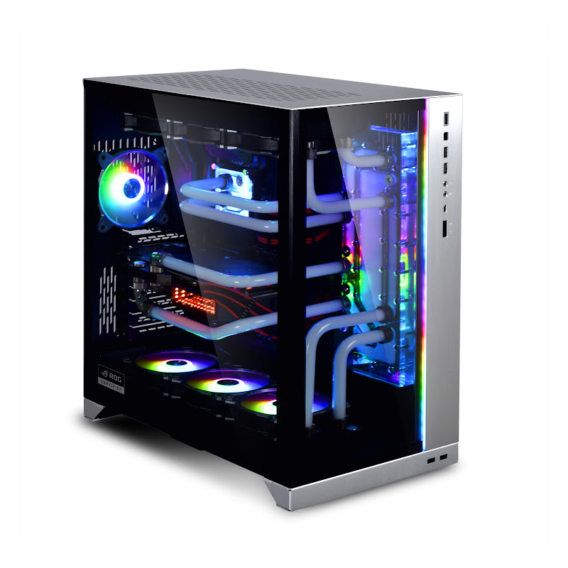 Корпус Lian Li O11 Dynamic XL (ROG) Silver (G99.O11DXL-A.00) без БЖ