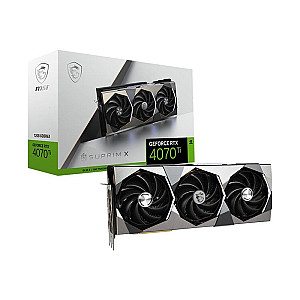Відеокарта GF RTX 4070 Ti 12GB GDDR6X Suprim MSI (GeForce RTX 4070 Ti SUPRIM 12G)